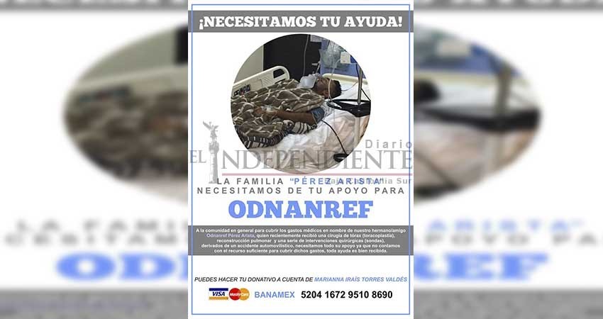 Familia josefina pide apoyo económico para mejorar la salud de Odnanref