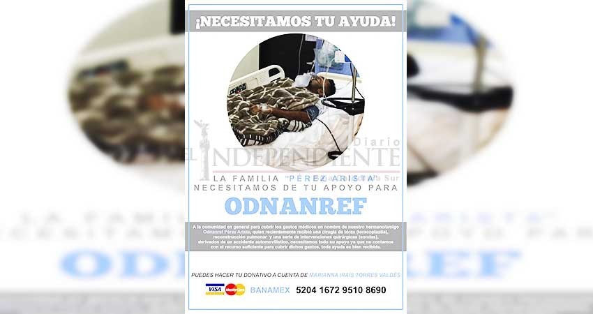 Familia josefina pide apoyo económico para mejorar la salud de Odnanref