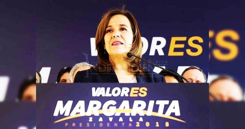 Margarita Zavala arranca su campaña en el Ángel de la Independencia