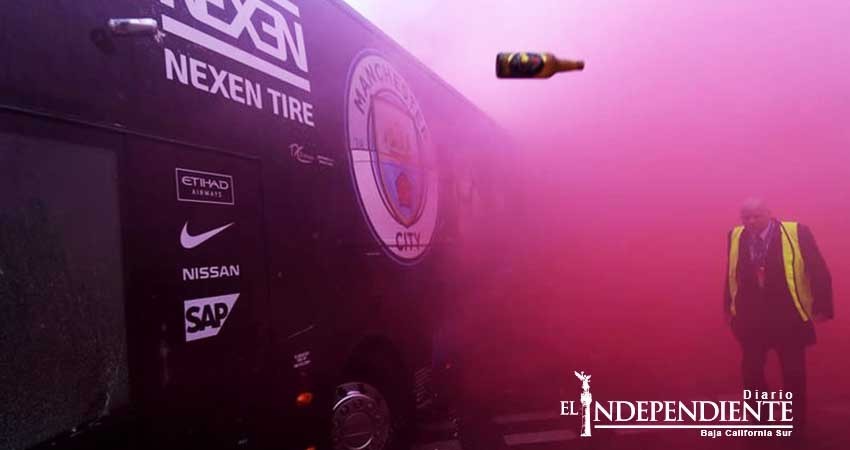 UEFA abre investigación tras ataque al autobús del Manchester City en Liverpool