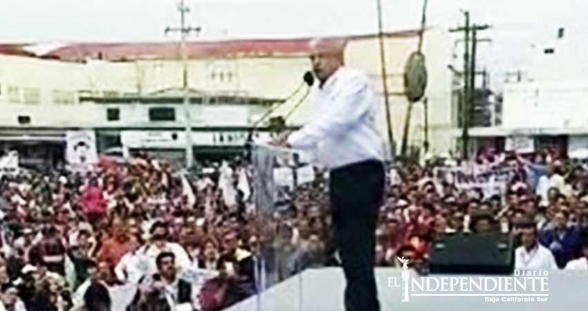 Ni 'gasolinazos' ni más impuestos, promete AMLO en Nuevo Laredo