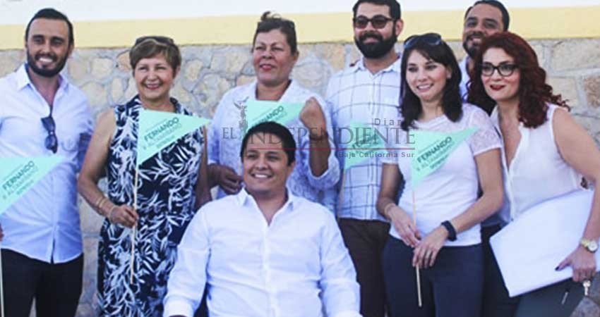 Se registra el único candidato independiente por el Distrito I, Fernando Altamirano