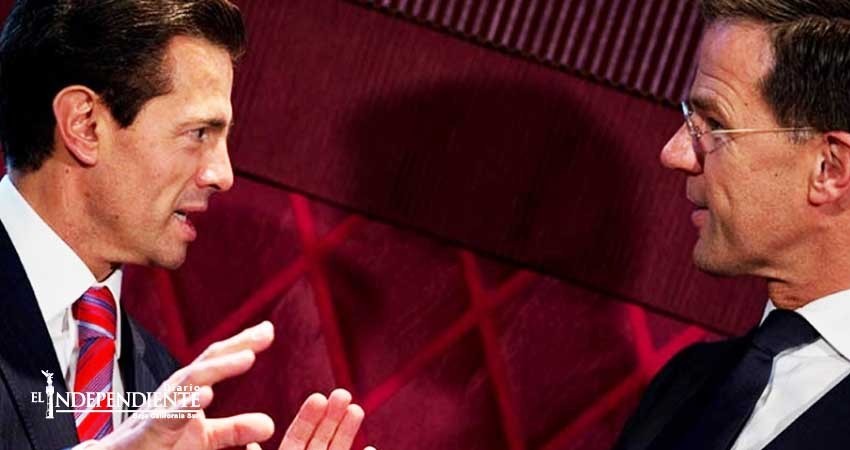 Peña Nieto concluye visita oficial a Holanda tras reunirse con Rutte