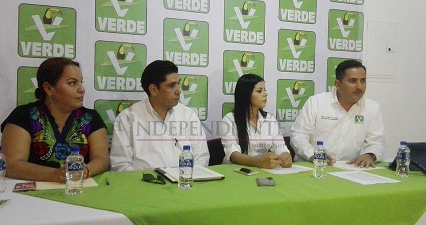 Presenta PVEM planilla oficial de candidatos que contenderán el 1 de julio en Los Cabos