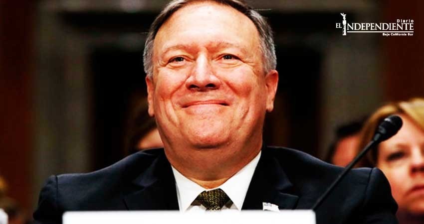 Senado de EU confirma a Mike Pompeo como nuevo secretario de Estado