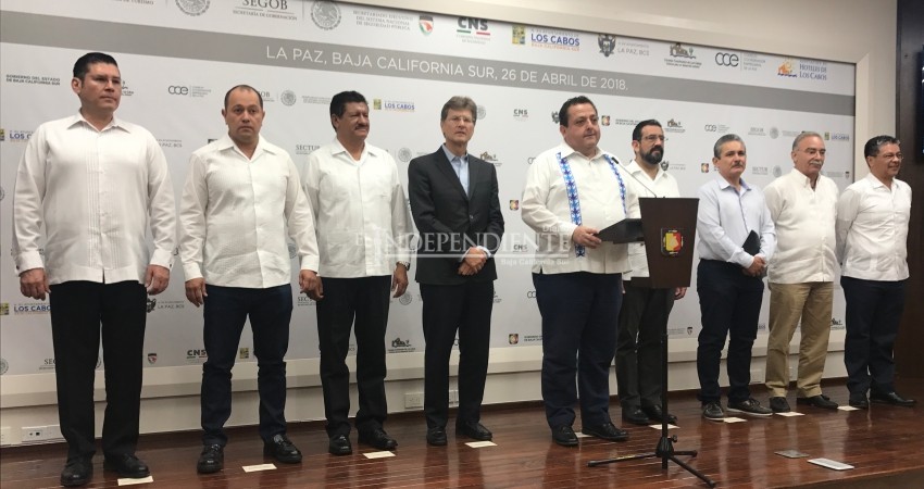 Instalan Mesa de Seguridad en Destinos Turísticos en BCS