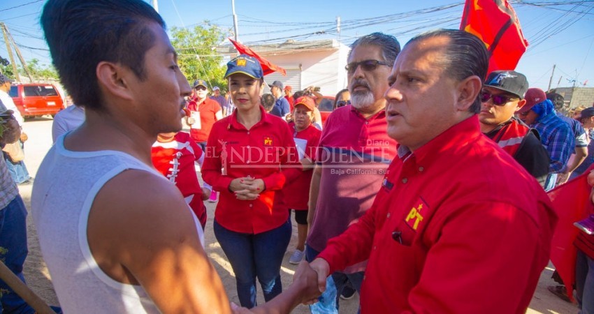 “Trabajaré para que no falte el agua en colonias de CSL”: Ibarra Montoya