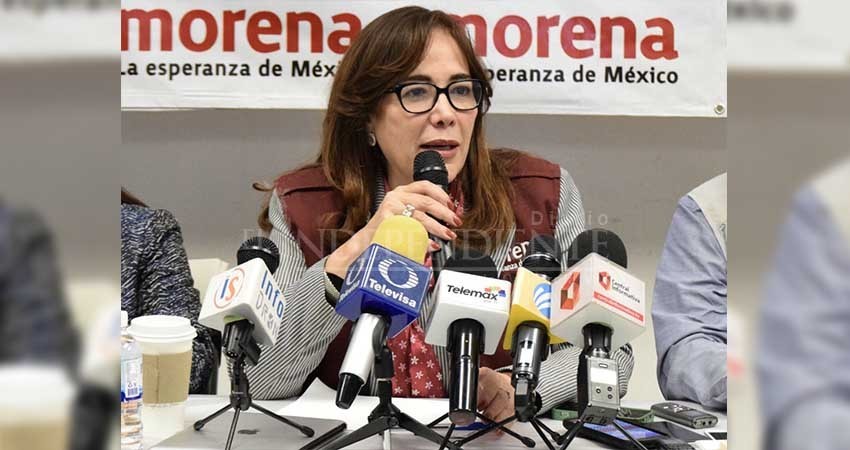 Visitará La Paz Yeidckol Polevnsky, presidenta nacional de Morena