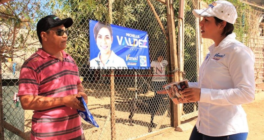 El agua será nuestra prioridad: Michelle Valdez