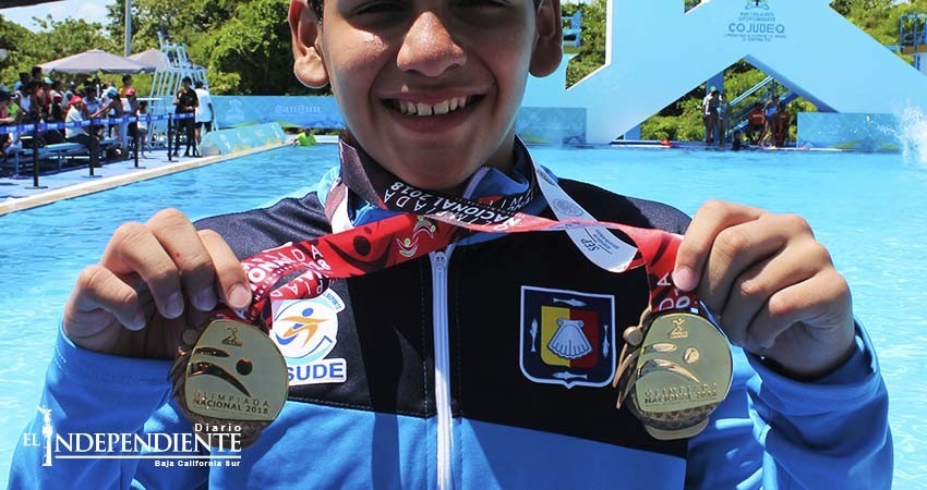 Llegan las medallas de oro para BCS en la olimpiada nacional