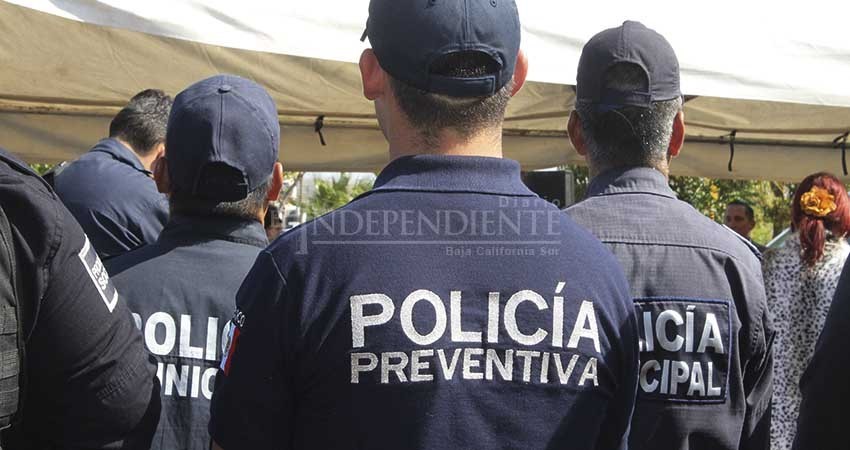 Policía Municipal de La Paz y Los Cabos, las corporaciones menos efectivas en BCS