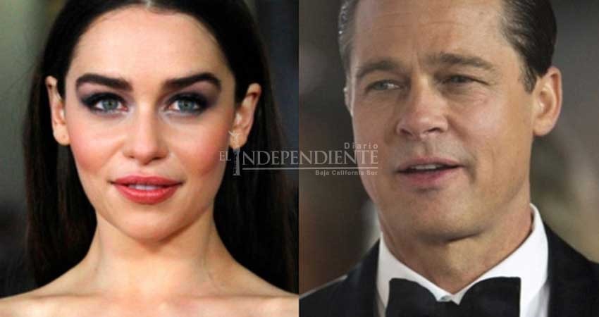 Emilia Clarke habla de su fallida noche al lado de Brad Pitt