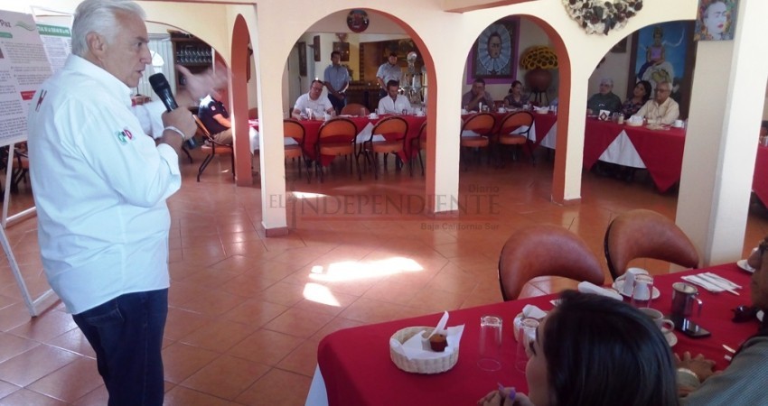 La experiencia de los priistas sacará adelante a La Paz: Pepe Hevia