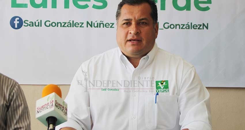 El PVEM va a pelear alcaldía de La Paz: Saúl González