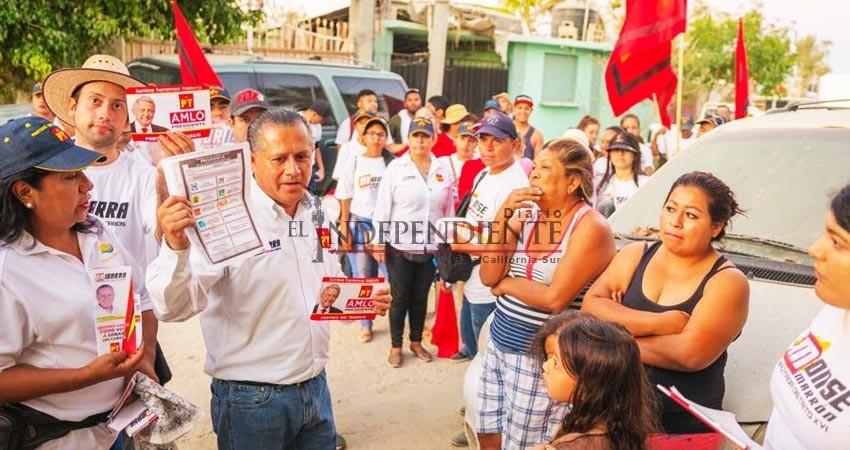 “¿El PT en Los Cabos por quién vamos a pedir el voto? Por AMLO”: Ibarra