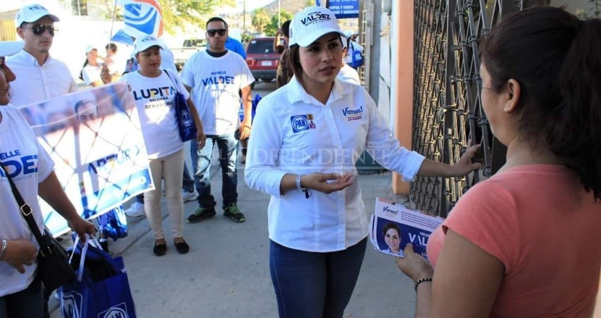 Propone Michelle Valdez que todos los policías tengan condiciones salariales dignas