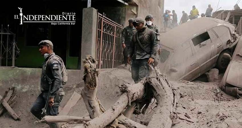Continúa ardiendo la Zona Cero tras erupción en Guatemala