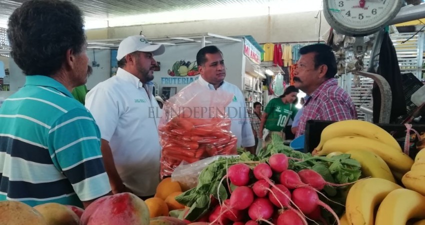 No más abandono ni promesas huecas a los mercados de La Paz: Saúl González Núñez