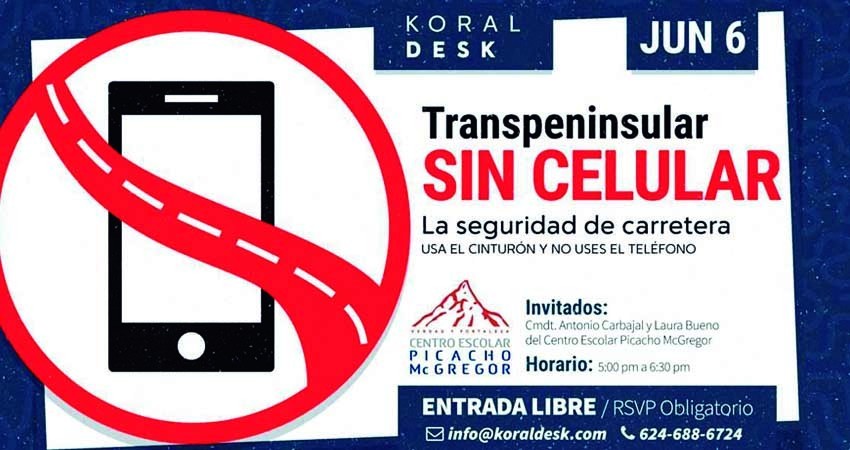 Padres de familia invitan a la población a sumar a campaña #TranspeninsularSinCelular