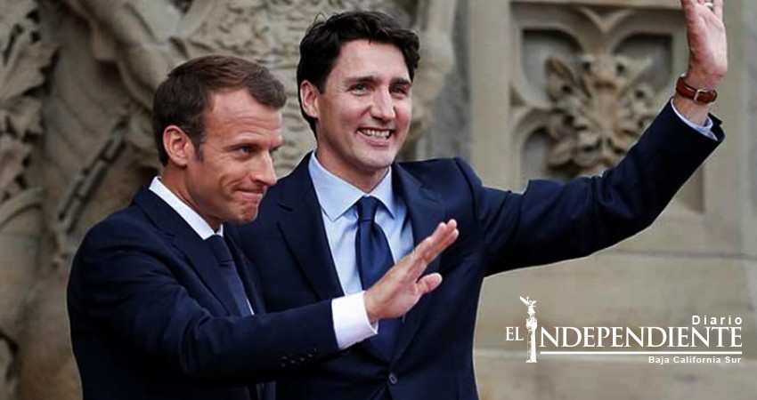 Trump dice a Macron y Trudeau: Cobran 'aranceles masivos'