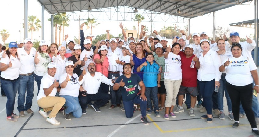 Los resultados del Frente por México llegarán a la zona rural de La Paz: Pancho Pelayo