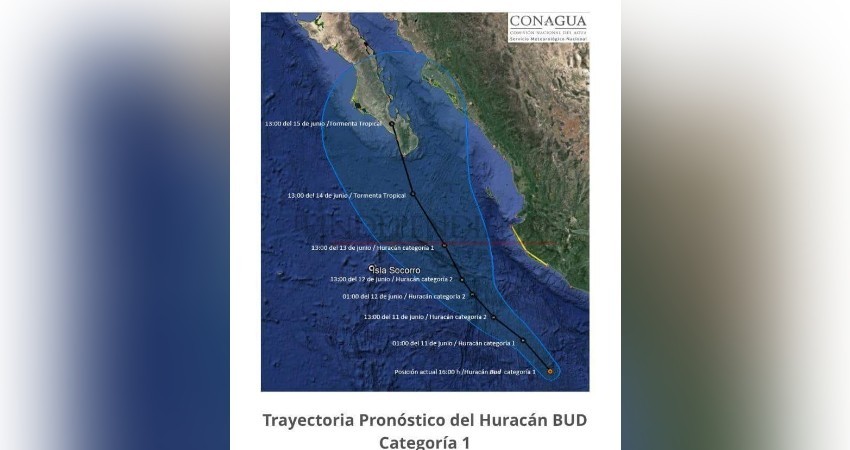 Instalan hoy Consejo Delegacional de PC en CSL por trayectoria de huracán "Bud"