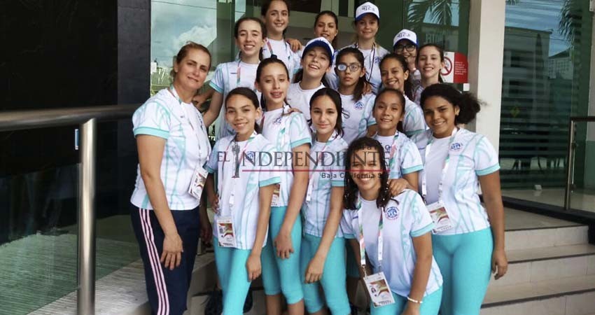Sirenas sudcalifornianas se presentan en Olimpiada Nacional