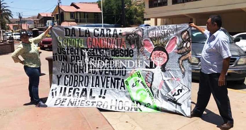 Acusa despojo y venta de su terreno a “altos funcionarios” de Mulegé