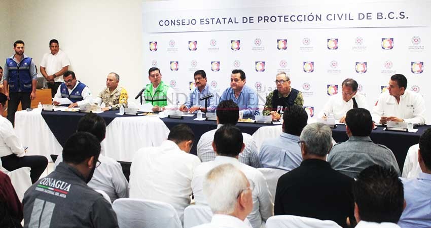 Consejo Estatal de Protección Civil gira alerta amarilla ante amenaza por Bud