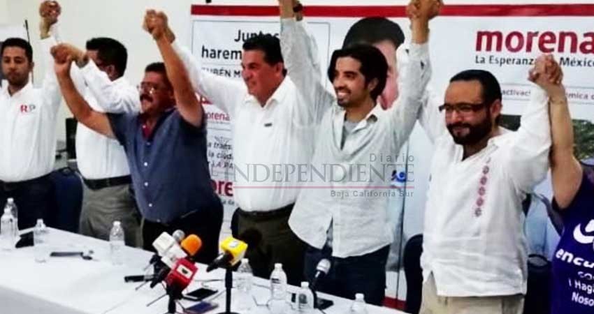 Se integra excandidato del PANAL a la alcaldía de La Paz a campaña de Rubén Muñoz