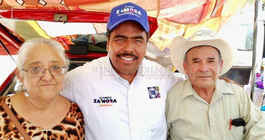 Adultos Mayores del 3er Distrito respaldarán con su voto a Alfredo Zamora