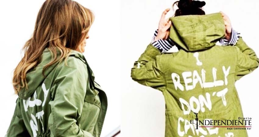'Realmente no me importa' dice la chamarra de Melania en visita a niños inmigrantes