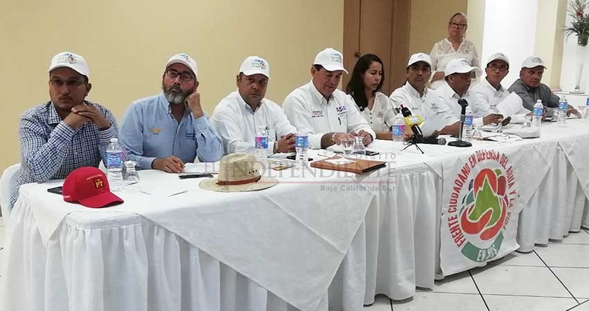 Salvo PRI y PAN, candidatos a la alcaldía de La Paz reafirman compromiso por la defensa del agua