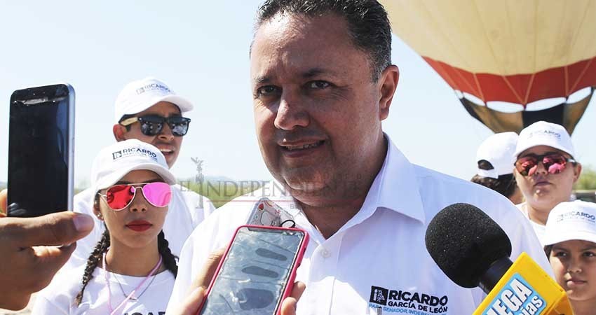 Cierra campaña al Senado el candidato independiente Ricardo García de León