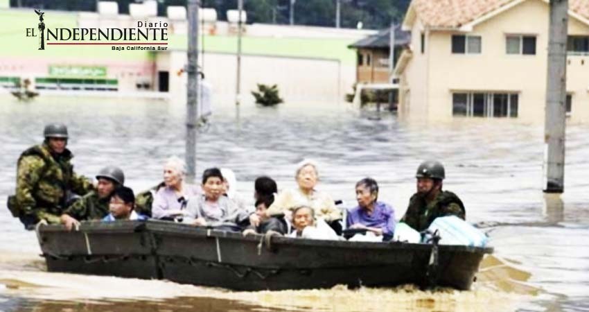 Sube a 88 el número de muertos por inundaciones en Japón