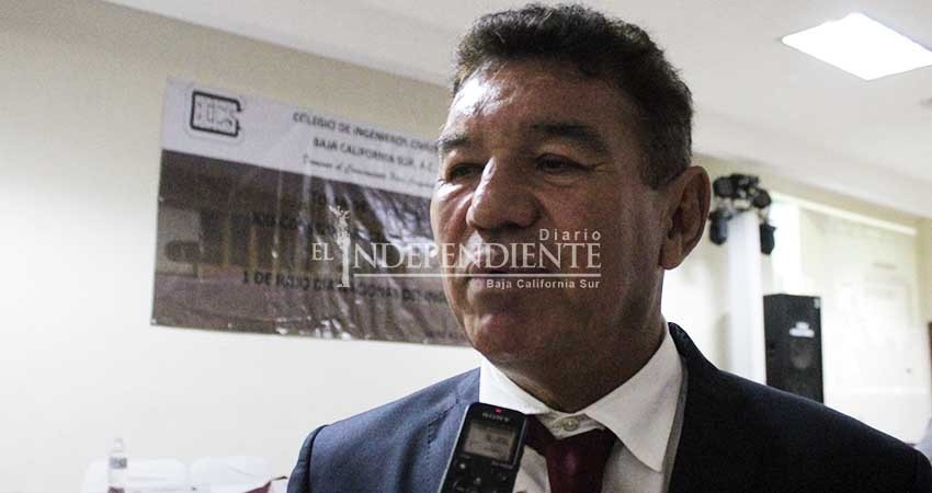 Participará Colegio de Ingenieros en supervisión de obras federales en BCS