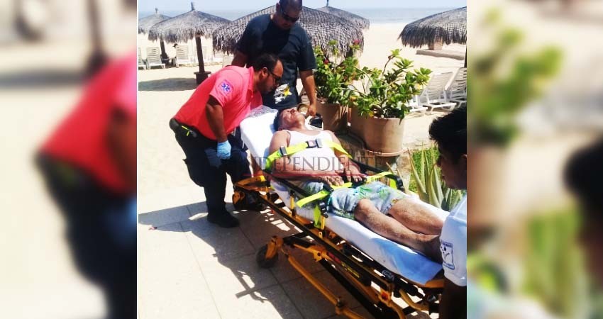 Siguen los rescates en playas de Los Cabos; salvan a un hombre de 40 años de morir ahogado
