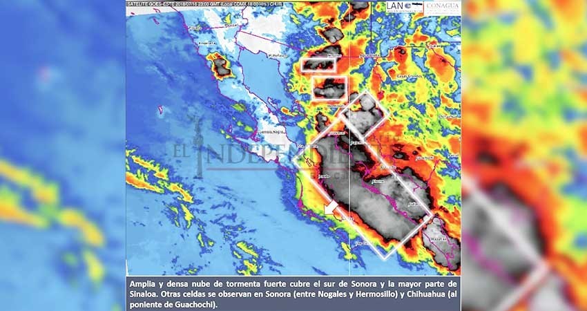 Banda de nubosidad dejará lluvias en Los Cabos