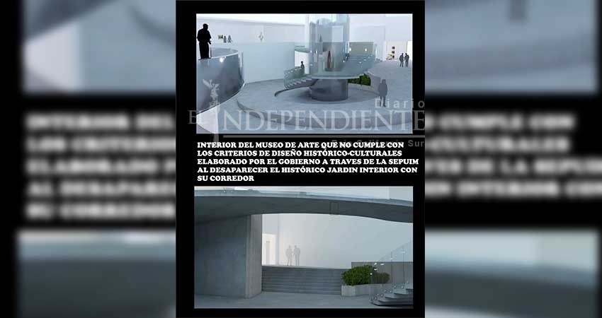 Pese a amparo de juzgado federal, siguen trabajos del museo de arte: Cedohu 