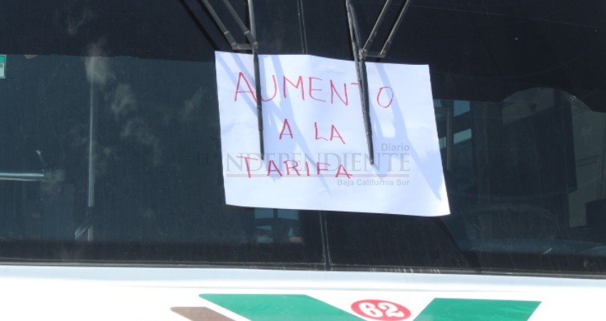 Transportistas exigen sea aprobado aumento a tarifas del transporte de Los Cabos