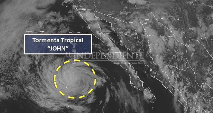 John se aleja del sur del estado, pero aún podría causar lluvias 