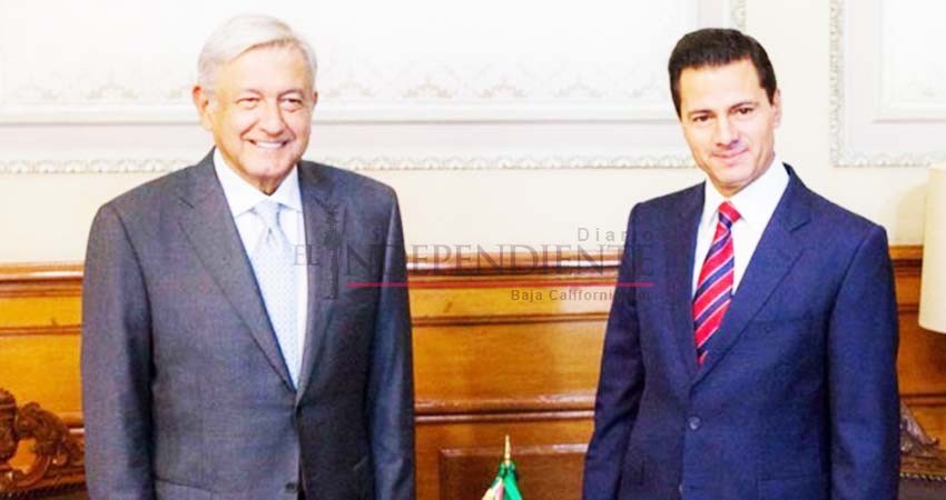 Peña Nieto y López Obrador inician transición respetuosa