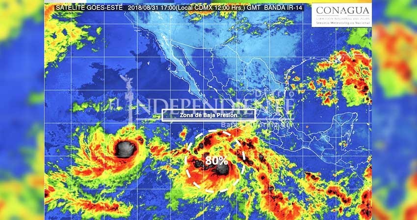Monitorea PC nueva zona de inestabilidad en el Pacífico