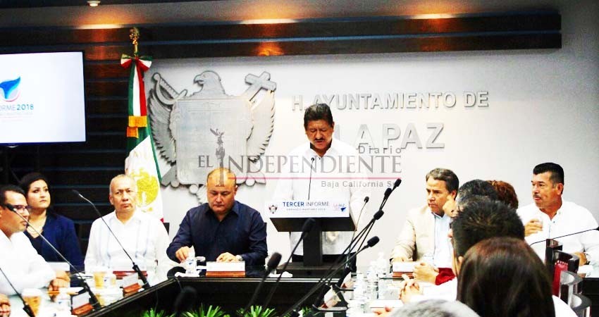 Creció deuda pública en 21%: Alcalde de La Paz en Último Informe