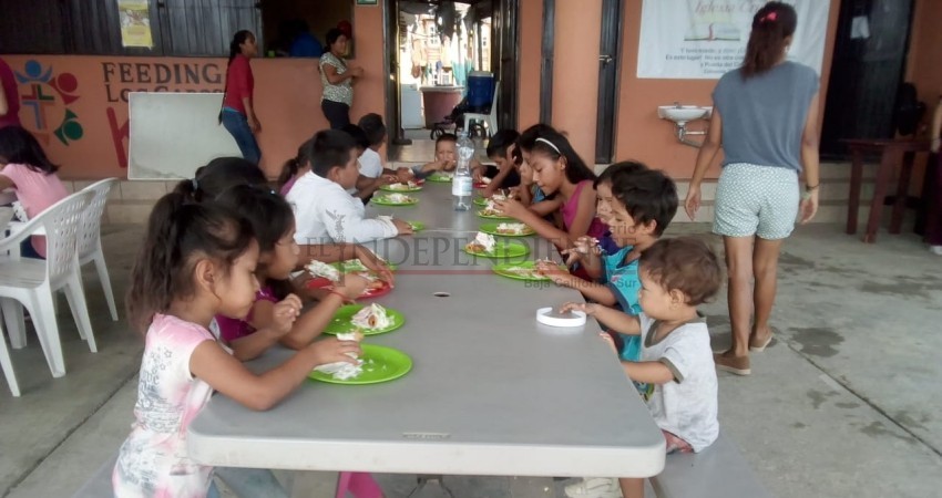 Entre carencias y destrucción, Comedor Comunitario no dejó de operar durante “Odile” en CSL