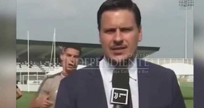 Cristiano Ronaldo se burla de un periodista