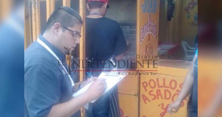 Suspenden venta de comida en calles de Los Cabos, La Paz y Comondú