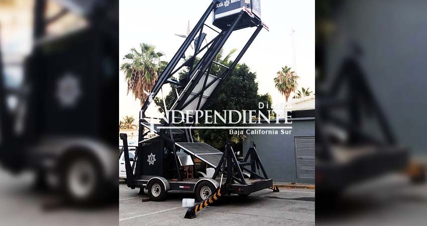 Adquiere Seguridad Pública dos torres de control móvil con alta tecnología