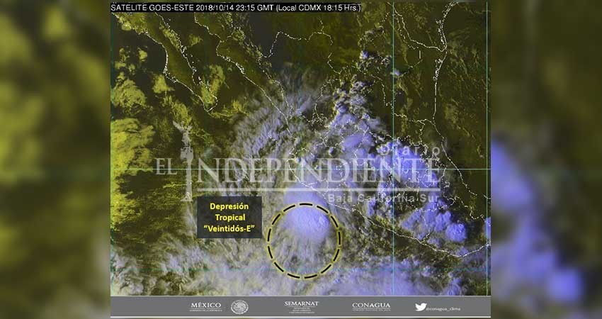 Zona de inestabilidad en el pacífico evoluciona a Depresión Tropical