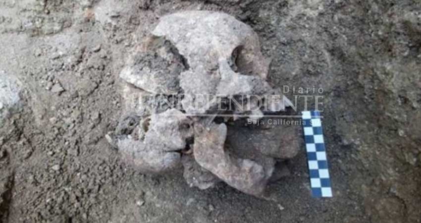 Encuentran el esqueleto de un 'niño vampiro' en Italia